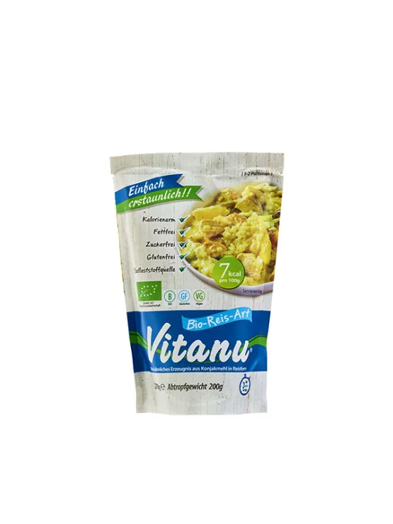 Vitanu Shirataki Nudeln In Form Von Glutenfreiem Reis Biologisch G